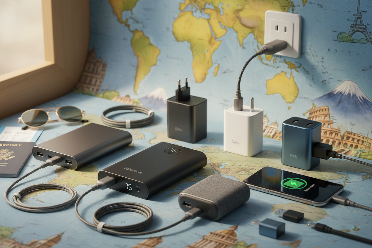 Portable Charging Guide: GaN Chargers, Power Banks & Travel Tips