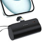 Fast Charging Mini Portable Charger 5000 mAh for IPhone, Built-in cables