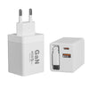 45W Retractable GaN Charger - White
