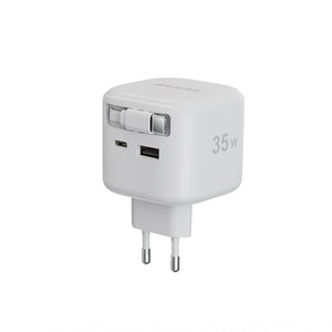 35W Retractable GaN Charger