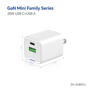 20W Dual Port GaN Charger