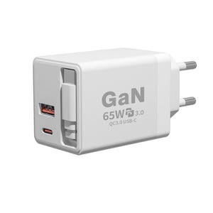 65W Retractable GaN Charger