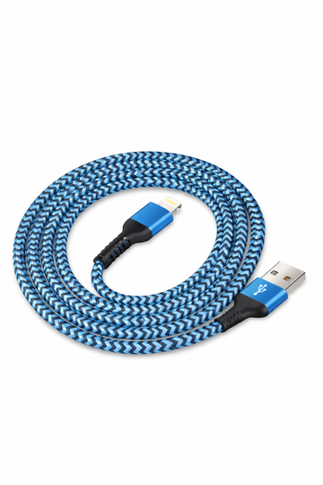 •	USB-A to Lightning (MFI)