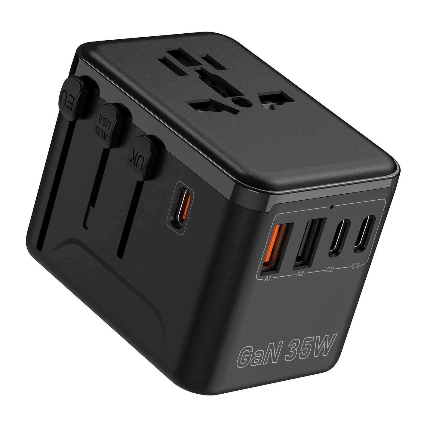 35W Universal GaN Travel Adapter