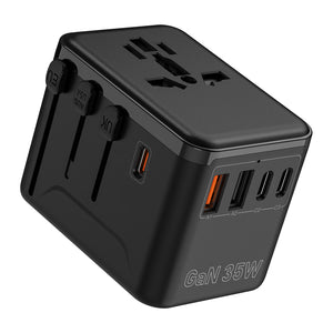 35W Universal GaN Travel Adapter